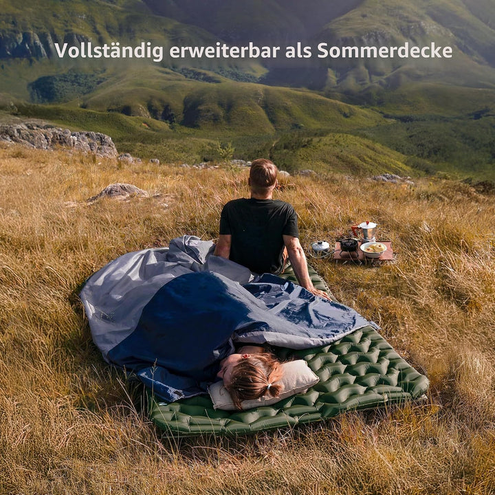 Naturehike Schlafsack Ultraleicht Mini Kleines Ultraleicht 680/760g für 3 Jahreszeiten mit 190x75/20