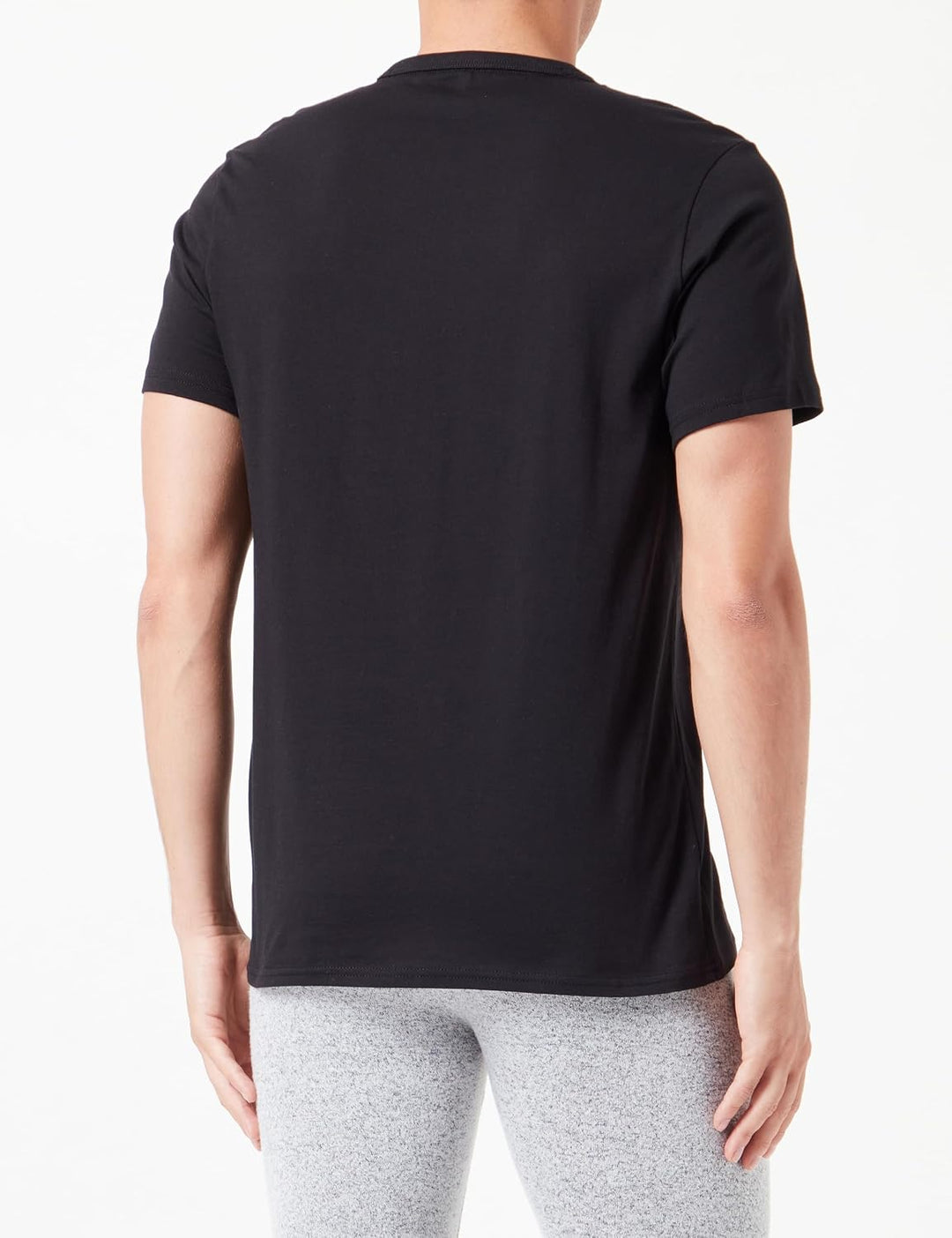 Calvin Klein Herren T-Shirt M Schwarz (Black W/ Fuchsia Rose), M Schwarz (Black W/ Fuchsia Rose)