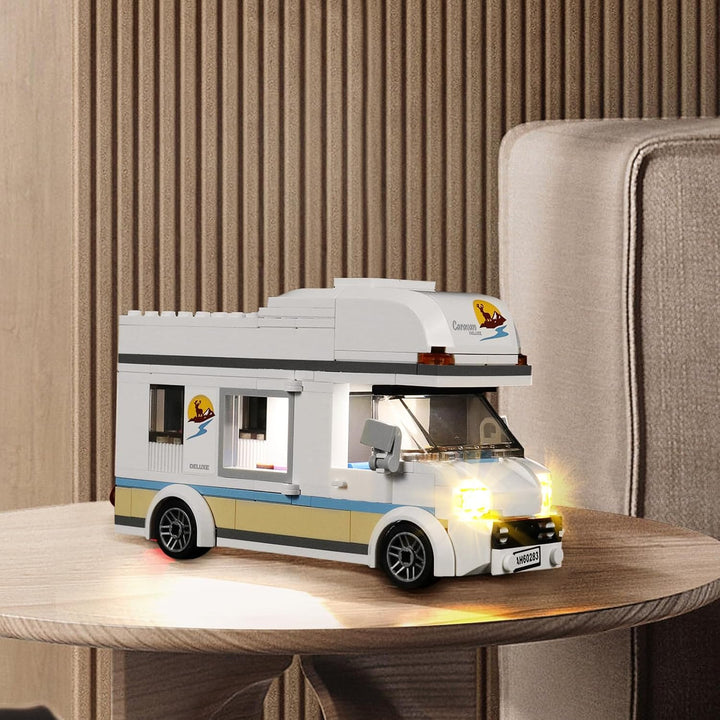 Led Licht Set für Lego Holiday Camper Van 60283 (Kein Lego), Dekorationsbeleuchtungsset für Lego Cit