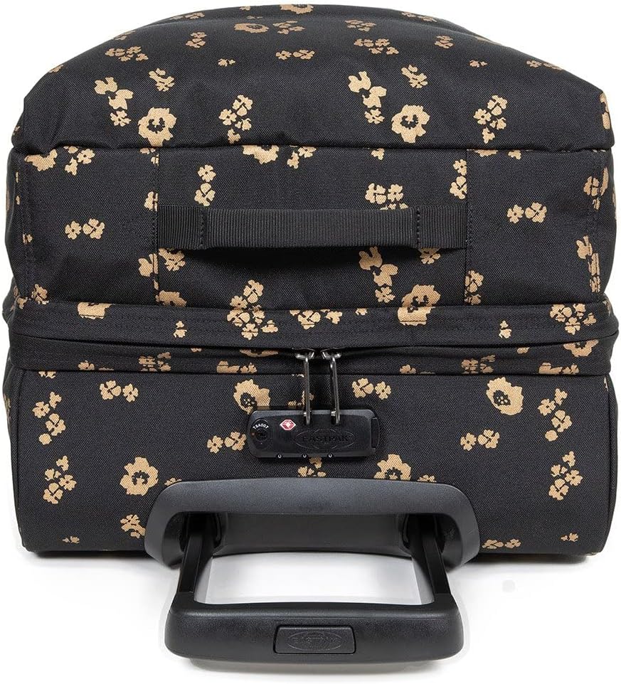 Eastpak TRANVERZ M Koffer, 67 cm, 78 L, Flower Shine Black (Schwarz) Schwarz (Fiore Shine Black 06),