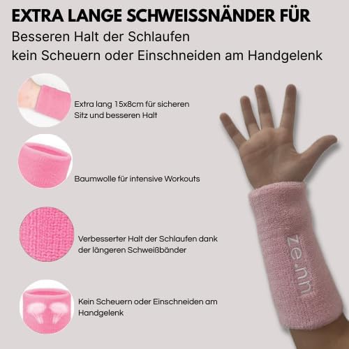 Reckschlaufen für Kinder – Zughilfen zum Turnen an Stufenbarren, Reck – ideales Gymnastik Zubehör fü