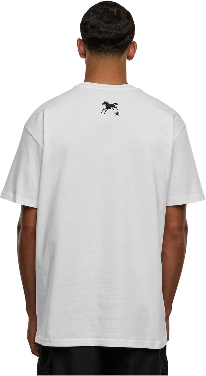 Mister Tee Herren Speed Heavy Oversize Tee S Weiss, S Weiss