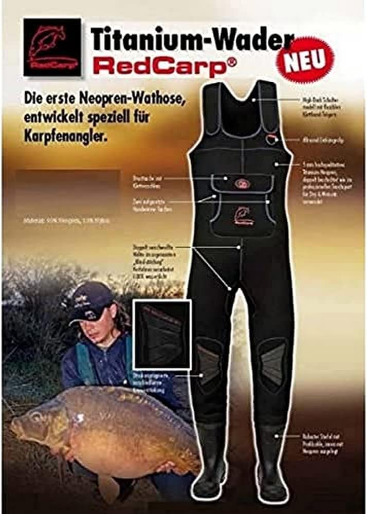 Behr Titanium Red Carp® Neopren-Wathose (5mm) 45-46