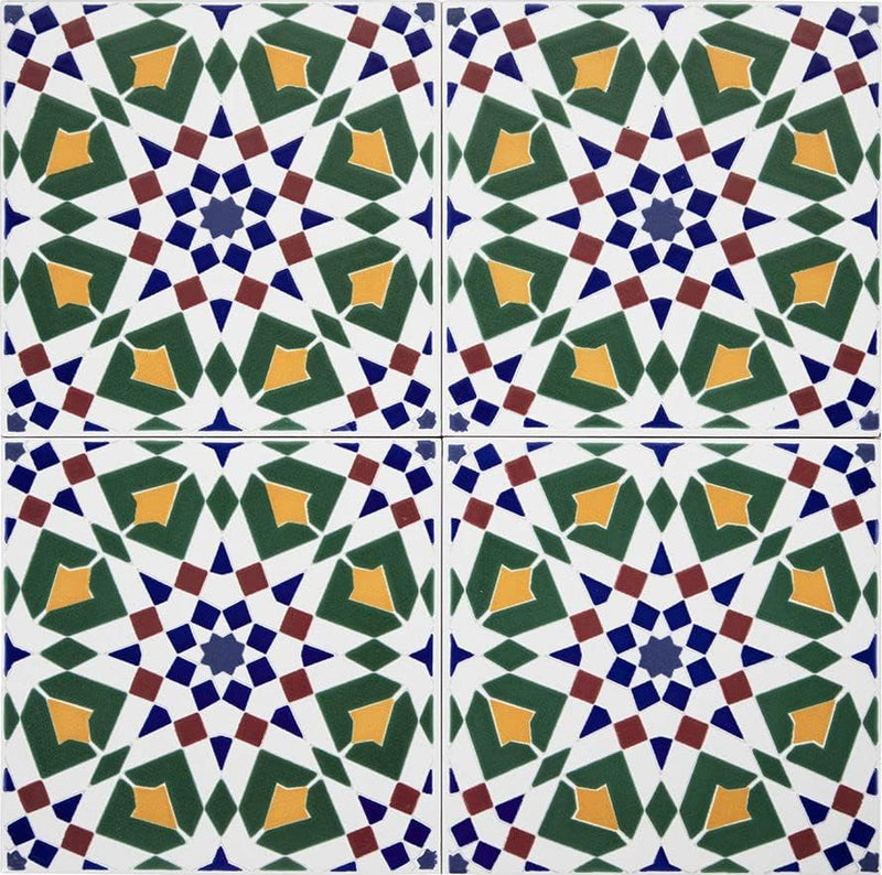 Cerames Orientalische Marokkanische Keramikfliesen Tanger - dekorative Mosaikfliesen für das Badezim