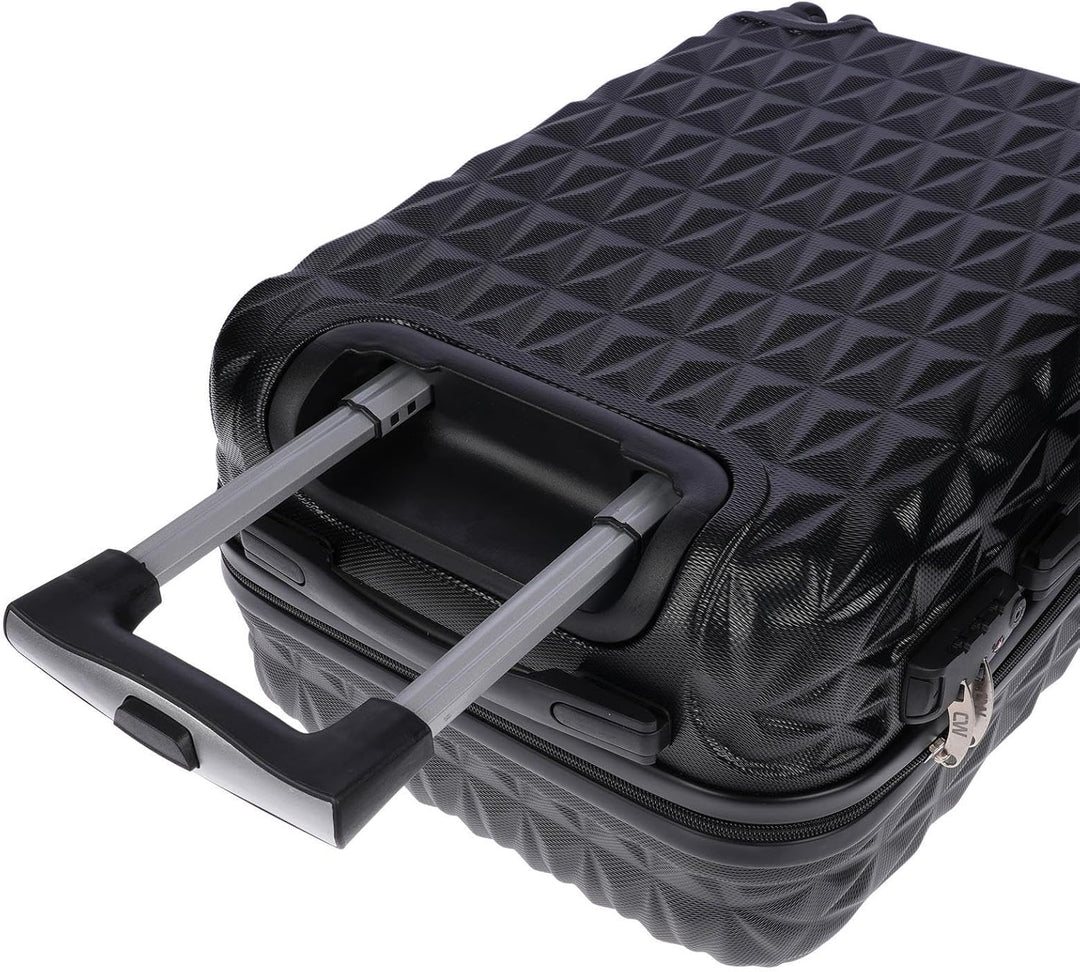 Christian Wippermann 3er Koffer-Set für Herren Damen mit Hartschalenkoffer Koffer Trolley Reisekoffe