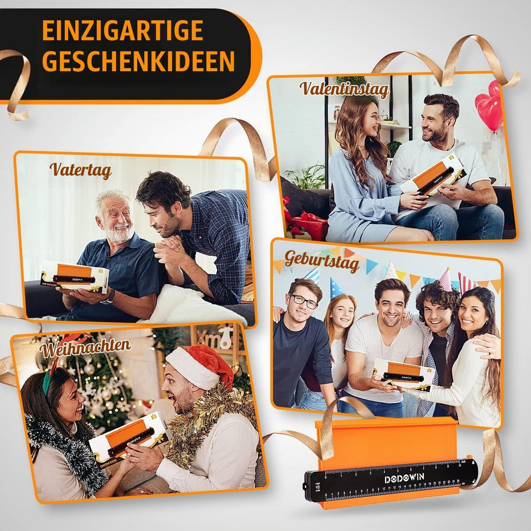 DODOWIN Konturenlehre 25cm, Weihnachtsgeschenke für Männer Papa, Konturenlehre Mit Feststeller, Hand