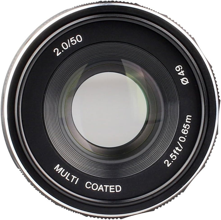 Meike Objektiv 50mm F2.0 für Sony E-Mount, multicoated, 50mm F2.0 für Sony E-Mount