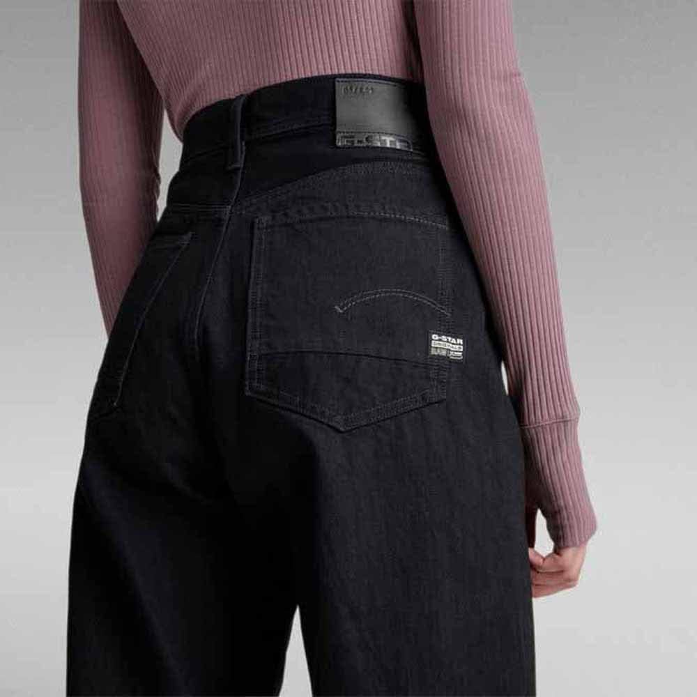 G-STAR Damen Jeans Stray Ultra High Straight Wmn 27W / 28L Schwarz (Pitch Black D22068-d182-a810), 2