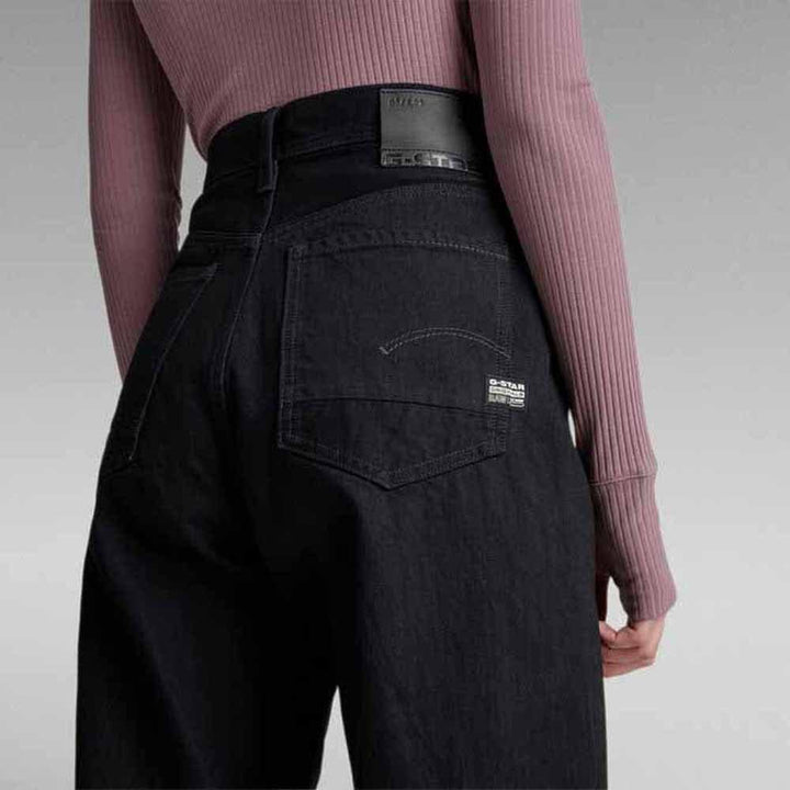 G-STAR Damen Jeans Stray Ultra High Straight Wmn 27W / 28L Schwarz (Pitch Black D22068-d182-a810), 2