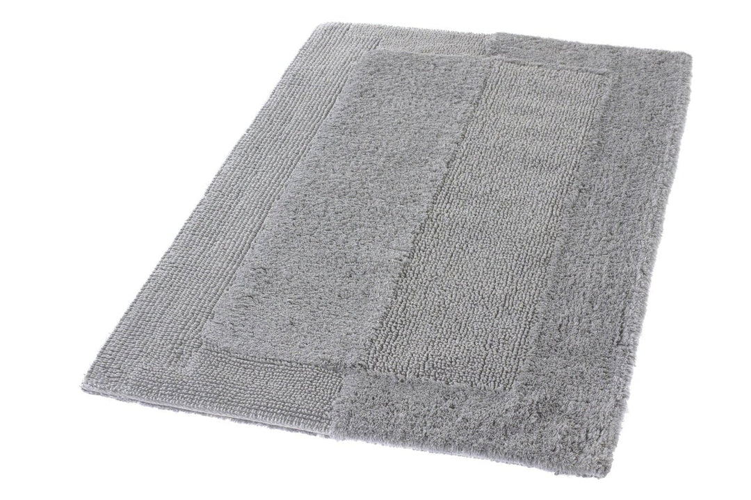 Kleine Wolke 5418146225 Badteppich Havanna, 70 x 120 cm, silbergrau 70x120 cm Grau, 70x120 cm Grau