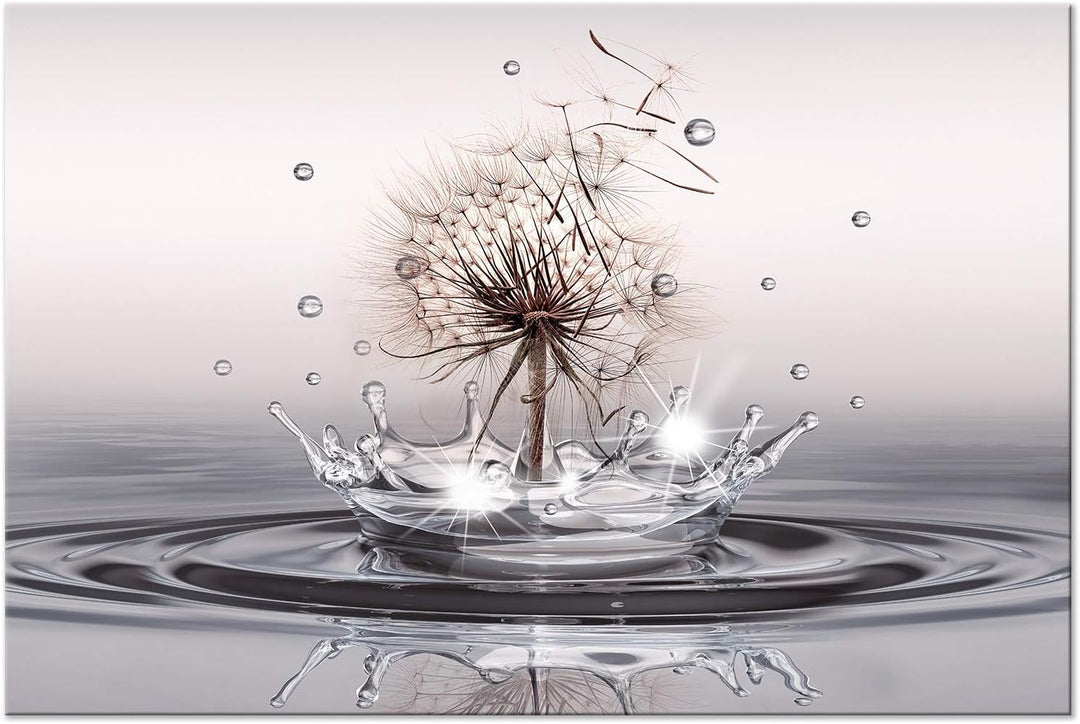 murando - Bilder Pusteblume 90x60 cm Leinwandbild 1 tlg Kunstdruck modern Wanbilder XXL Wanddekorati