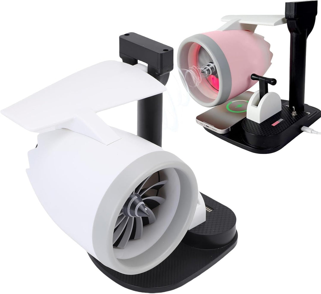 Turbojet -Desktop -Lüfter mit Luftbefeuchter, Flugzeugstrahlmotorendesschungsventilator, JET -Motor
