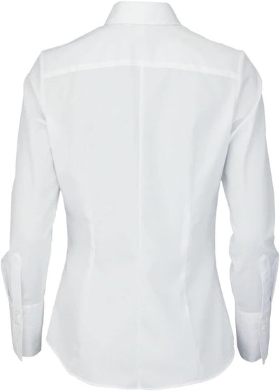 Seidensticker Damen Bluse - City Bluse - Hemdbluse - Slim Fit - Kurzarm - Uni - Stretch 32 Weiss, 32