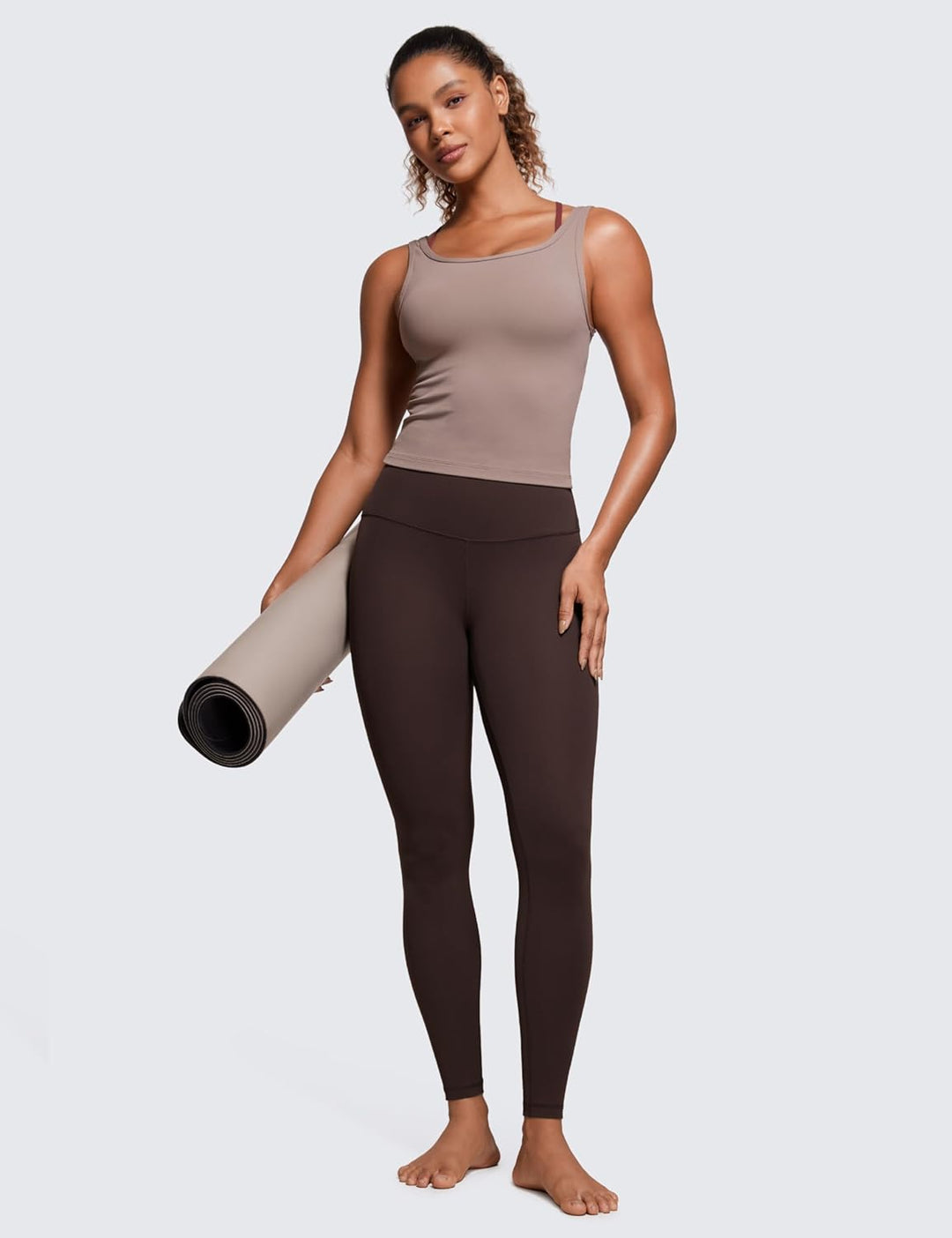 CRZ YOGA Butterluxe Damen High Waist Sport Leggings Blickdicht Yoga Leggins Sporthose Workout Gym Yo