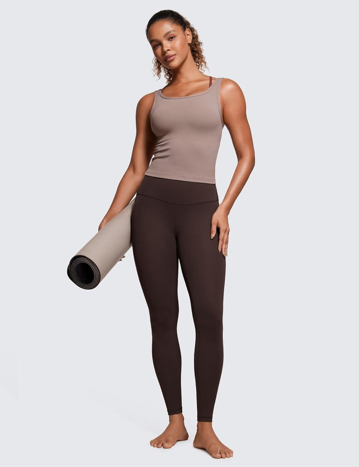 CRZ YOGA Butterluxe Damen High Waist Sport Leggings Blickdicht Yoga Leggins Sporthose Workout Gym Yo
