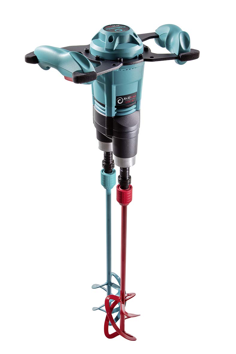 Collomix-Handrührwerk Xo33R duo HF+MKD120 HF, 1200W, 7,3kg Hexafix, 2 Rührer