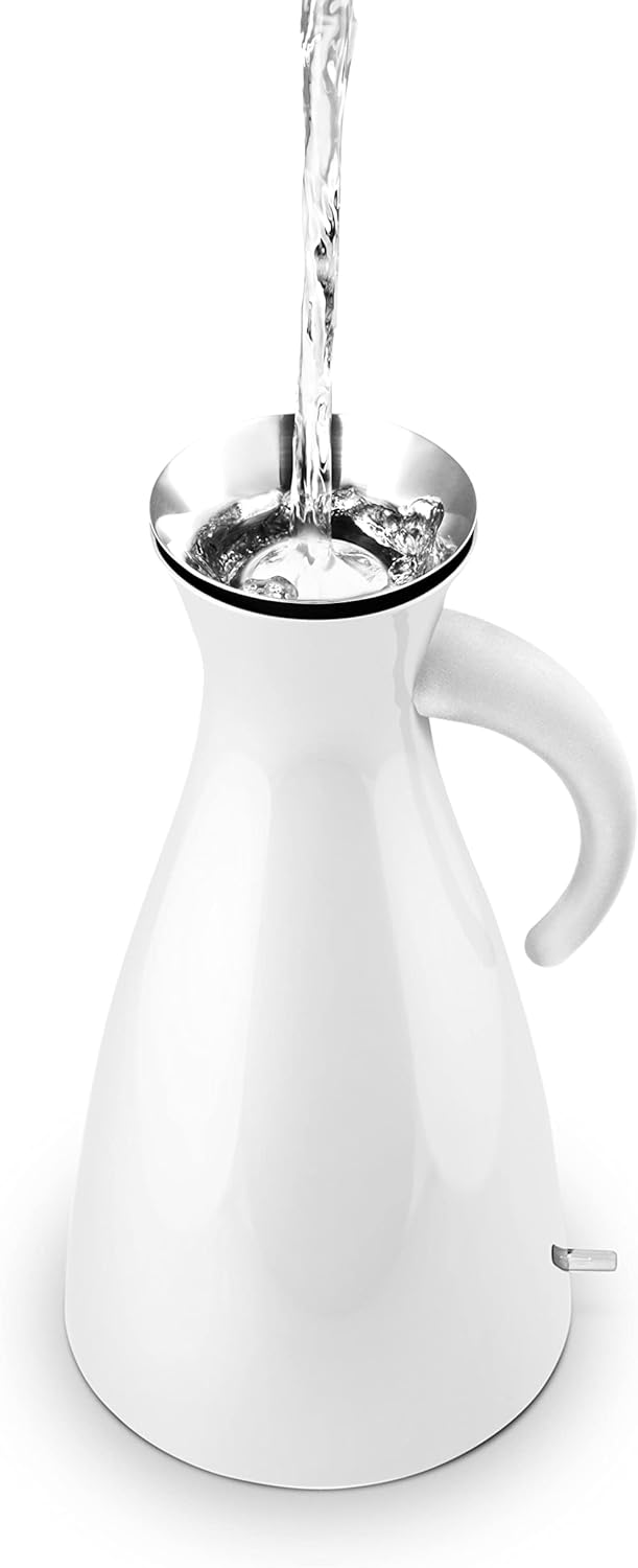 EVA SOLO | Wasserkocher 1,5l white | 100% tropffreie | Weiss 1.5 litros Black, 1.5 litros Black