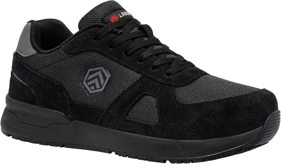 LARNMERN PRO Sicherheitsschuhe Herren Arbeitsschuhe mit Stahlkappe Leicht SRC rutschfest Sportlich S