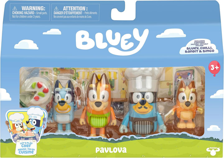 BlueY Es ist Zeit für Pavlova mit Dieser 4er-Figurenpackung Café-Wettkampf, enthält, Bingo, Bandit m