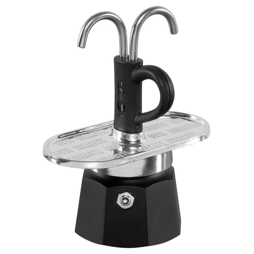 Bialetti 7302 0007302 Espressokocher, Aluminium, 2 Cups, Rot