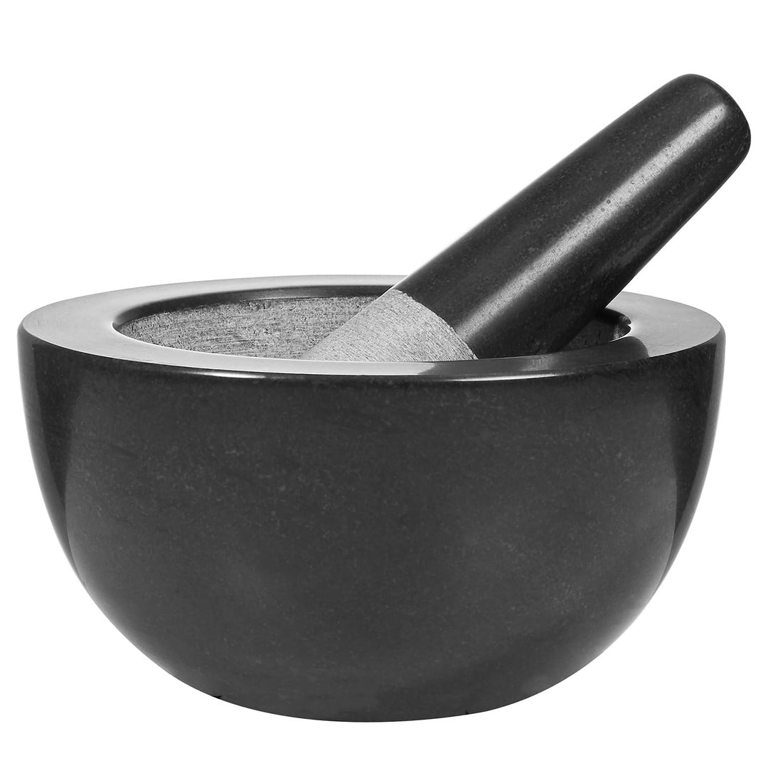 BUTLERS 2-tlg. Steinmörser Marmor - STONEHENGE - mit Stössel 16 cm, 16 cm