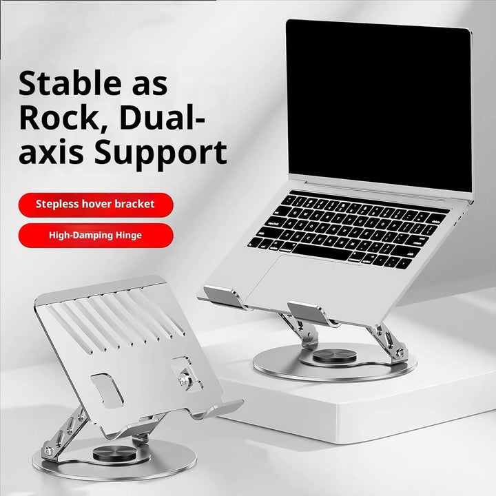 Laptop Ständer Verstellbarer Laptopständer 360° Drehbar Ergonomischer Laptop Halterung Belüfteter No