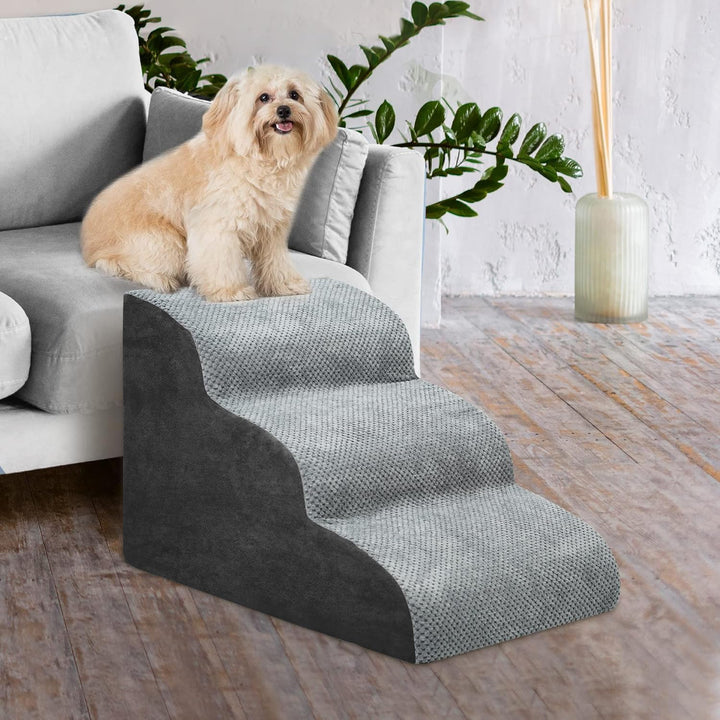 Hundetreppe 3 Stufen, Haustiertreppe für kleine Hunde, Bett, Sofa, wasserdichte Katzentreppe, rutsch