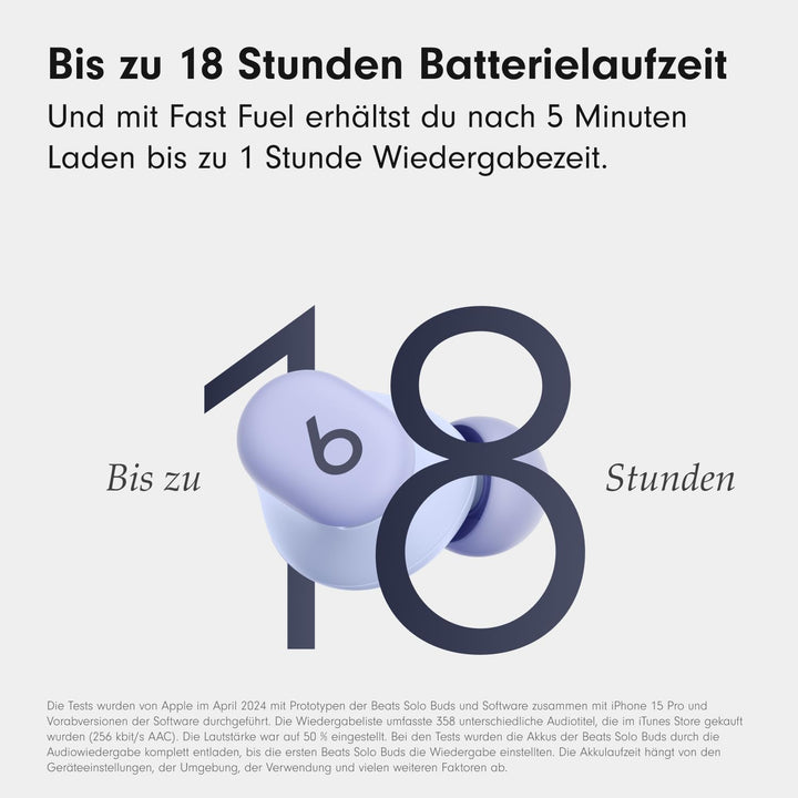 Beats Solo Buds – kabellose Bluetooth In-Ear Kopfhörer | 18 Stunden Akkulaufzeit | Apple & Android-K