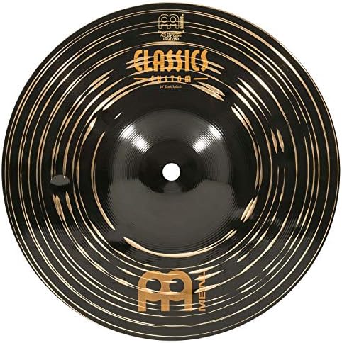 Meinl Cymbals Classics Custom Dark Splash 10 Zoll (Video) Schlagzeug Becken (25,40cm) B12 Bronze, Du