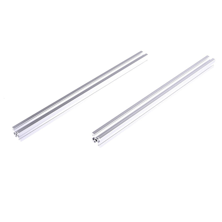 CNCMANS Aluminiumprofil Extrusions 2 Stück 800mm 2020 Alu Profil T-Typ silber eloxier Europäischer S