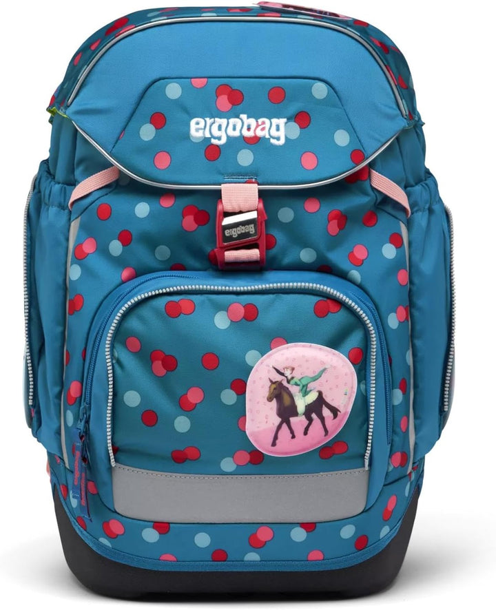 ergobag Pack Set ergonomischer Schulrucksack flexibel 6-teilig Set 1. Klasse Grundschule für Mädchen