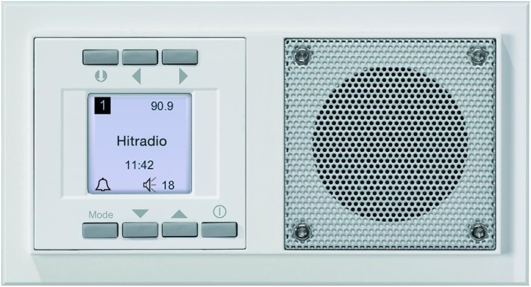 Honeywell Home Peha Unterputz-Radio im Aura-Design, weiss, D 20.485.02, Weiß
