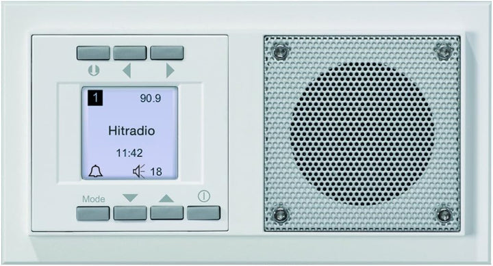 Honeywell Home Peha Unterputz-Radio im Aura-Design, weiss, D 20.485.02, Weiß