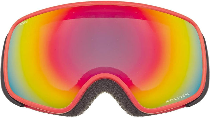 Uvex Unisex Kinder Scribble Fm Sph Skibrille (1er Pack) Einheitsgrösse black/silver-clear, Einheitsg