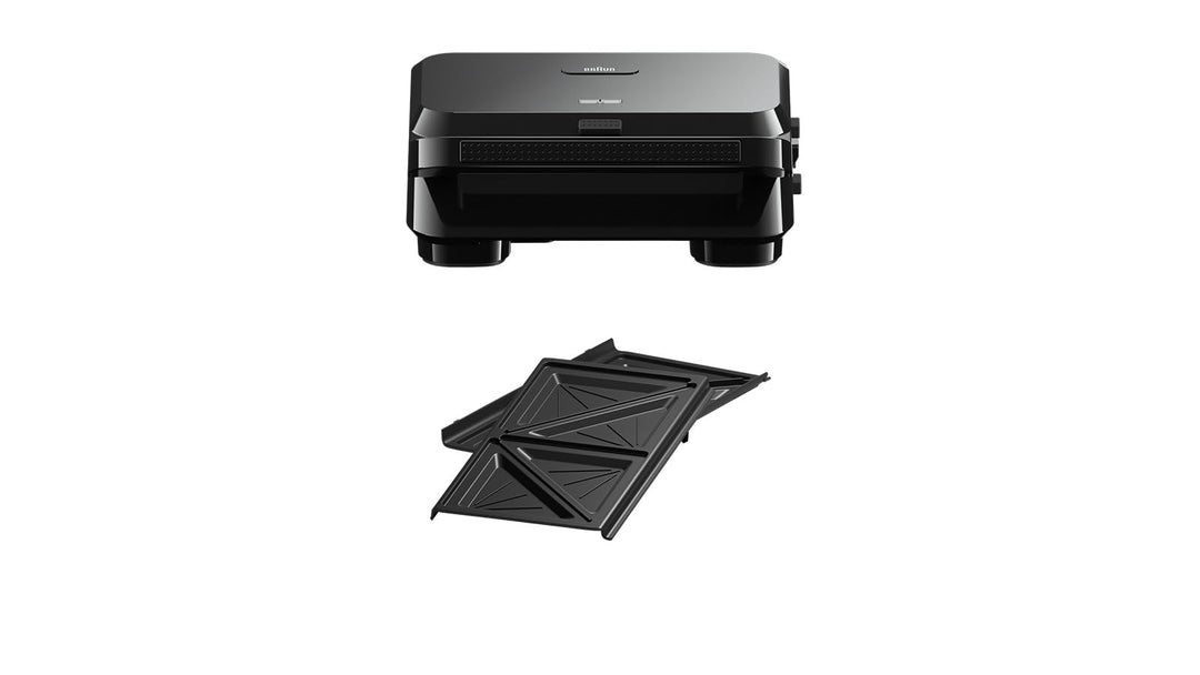 Braun SnackMaker 5 SM5000 Sandwichmaker mit abnehmbaren Sandwichplatten, Aluminiumguss, spülmaschine