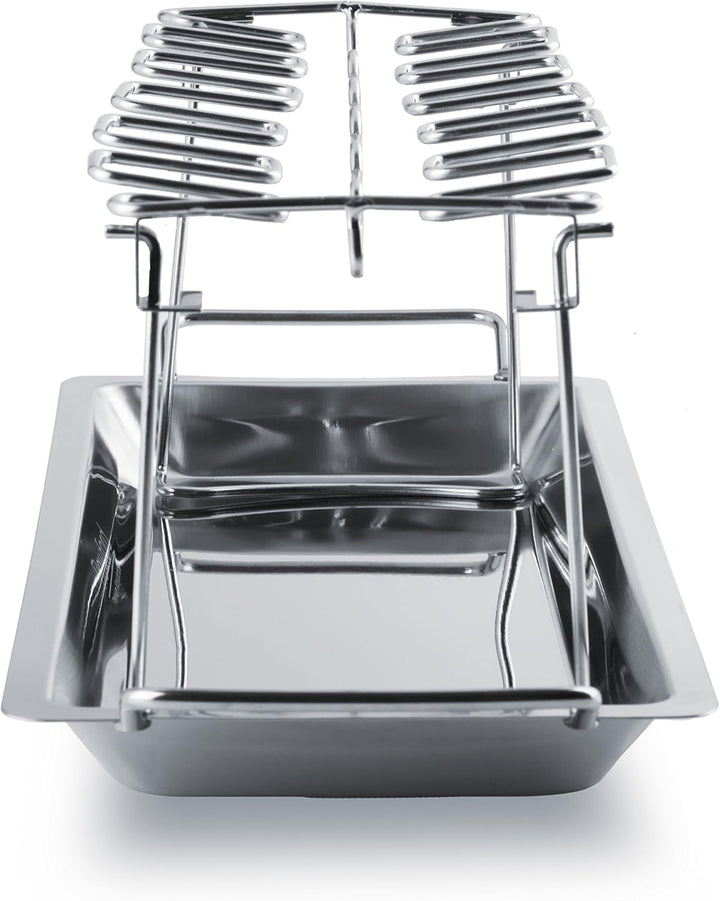 Hähnchenschenkel Halter | LFGB-geprüft (TÜV) | Edelstahl Grill & Backofen Chicken Rack | Spülmaschin