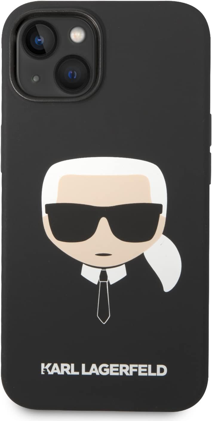 KARL LAGERFELD KLHMP14SSLKHBK Hülle für iPhone 14 6,1" hardcase Schwarz Silicone
