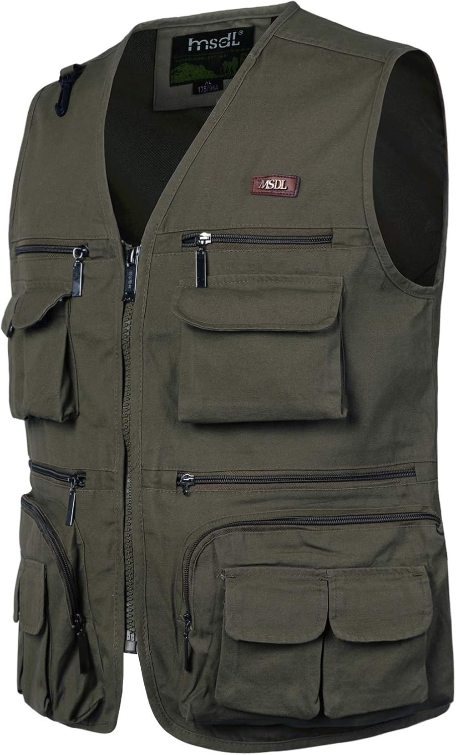 KTWOLEN Herren Outdoor Weste mit Multi-Taschened Anglerweste Jagd- und Angler Camping Wandern Weste