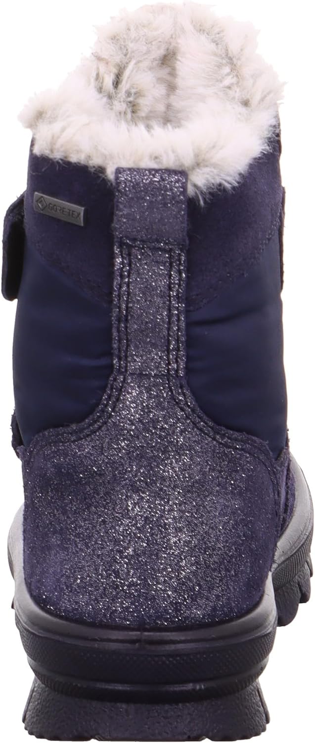 Superfit Mädchen Flavia Warm Gefütterte Gore-tex Schneestiefel 25 EU Blau 8000, 25 EU Blau 8000