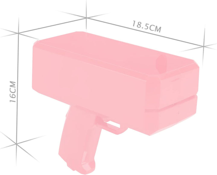 Scratch Lover Money Gun (Rosa) mit 100 x 100 Dollar Banknoten Scratch Cash (Geld zum Spielen)