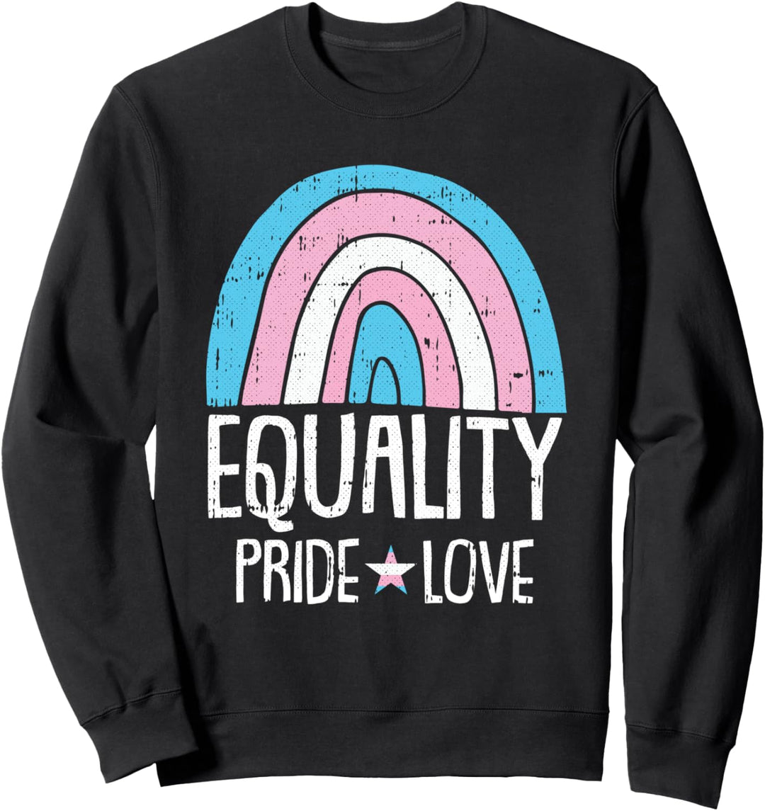 EQUALITY Pride Love Trans-Gender-Regenbogen-Flagge LGBT-Q Ally Sweatshirt