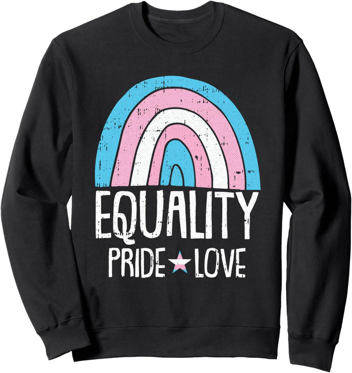 EQUALITY Pride Love Trans-Gender-Regenbogen-Flagge LGBT-Q Ally Sweatshirt