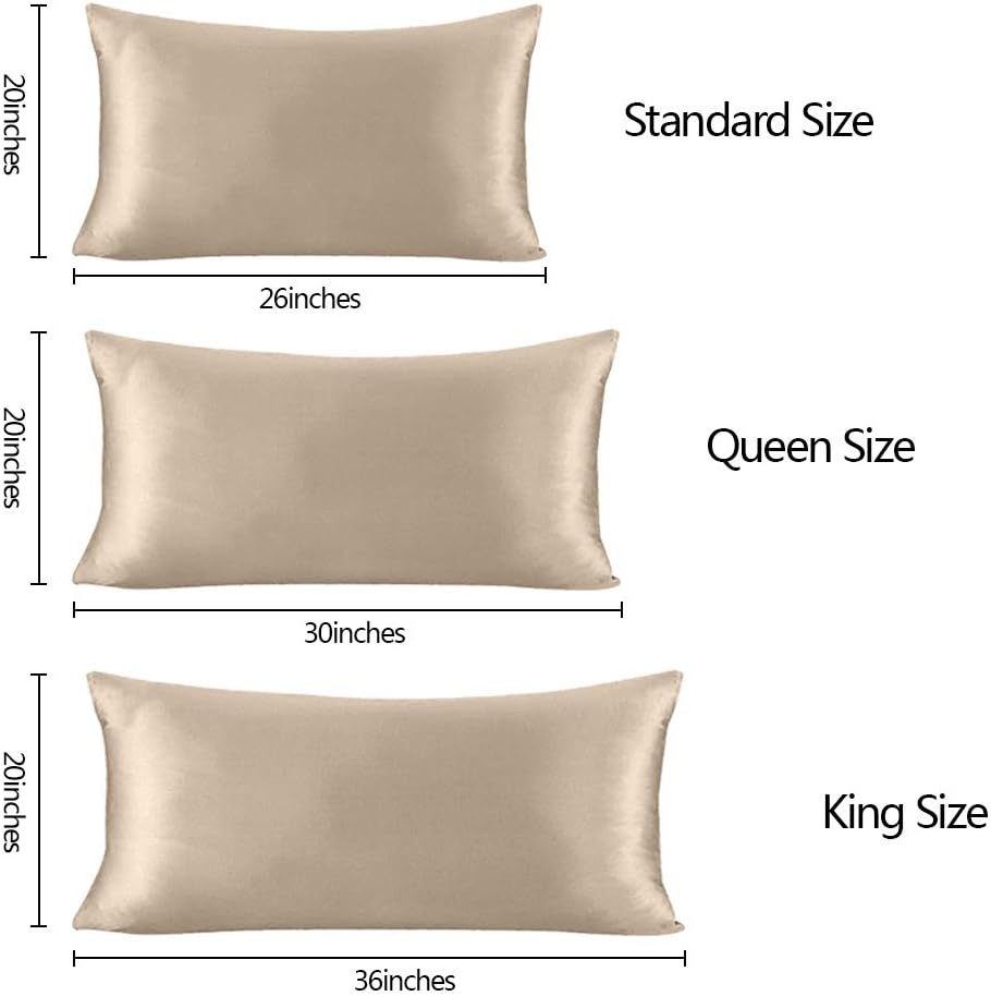 Seidenkissenbezug Jaciu Silk Pillowcase 21 Momme beidseitiger Seidenkissenbezug Kissenbezug Versteck