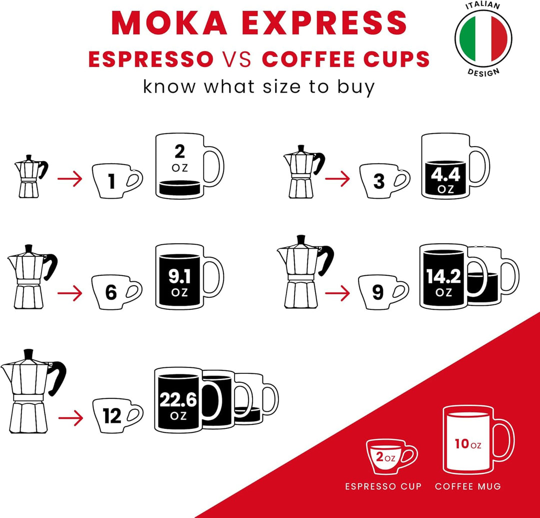 Bialetti Moka Express Squid Game© 6 Tassen, Verbrühungssicherer Griff, Nicht für Induktion geeignet,