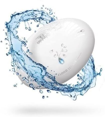 FIBARO Flood Sensor / Z-Wave Plus Wassermelder, Hochwasser, Leck und Temperatursensor, FGFS-101