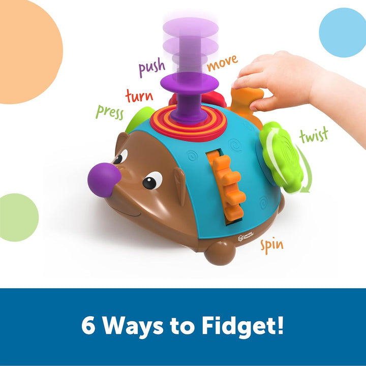 Learning Resources Spike der Igel, ab 1 Jahr, Feinmotorik-Spielzeug, Montessori Sensorik, 6-in-1 Fid