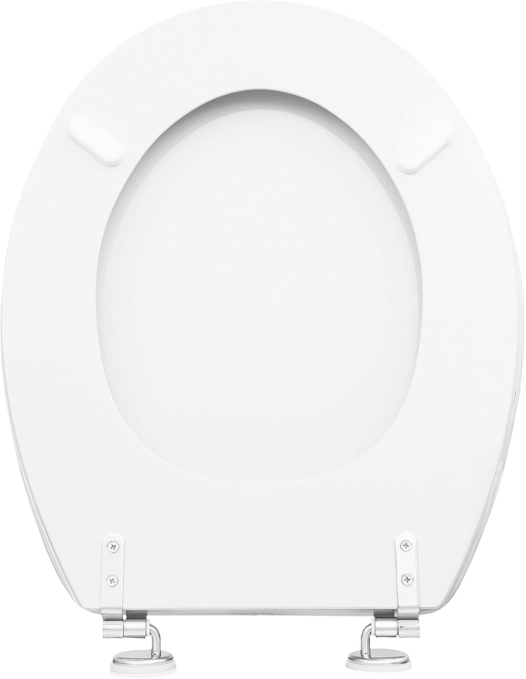 Cornat WC-Sitz "Telo" - Klassisch weisser Look - Hochwertiger Holzkern - Komfortables Sitzgefühl - S