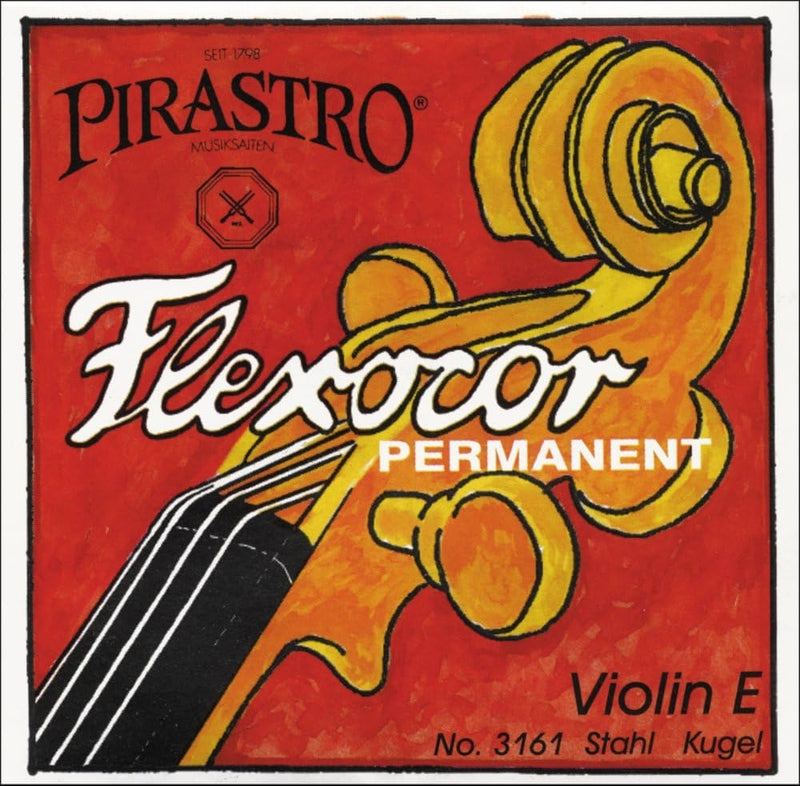 Pirastro Flexocor Violine Saiten Set 4/4 Ropecore Medium Gauge Handmade Premium Synthetic Ropecore S