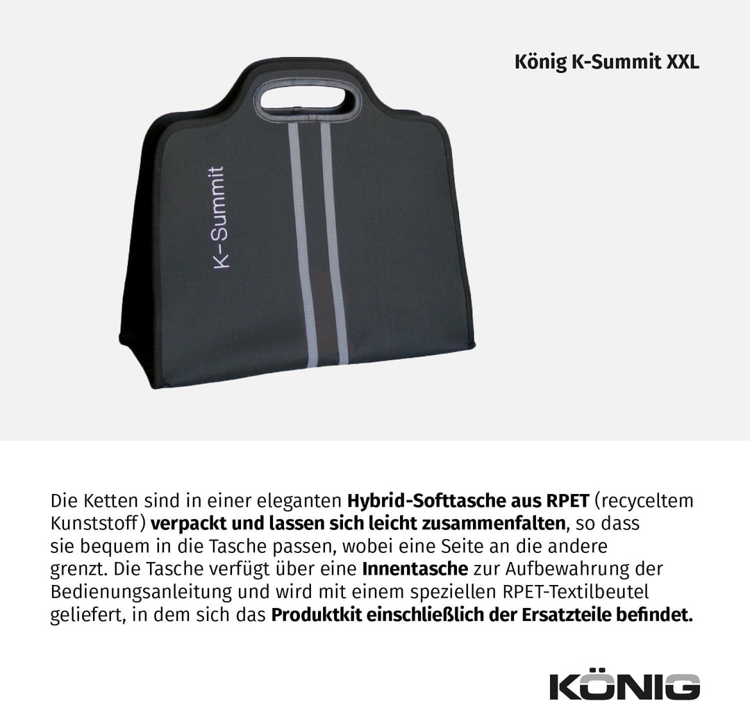 KÖNIG K-SUMMIT XXL K66 - Schneeketten, 2