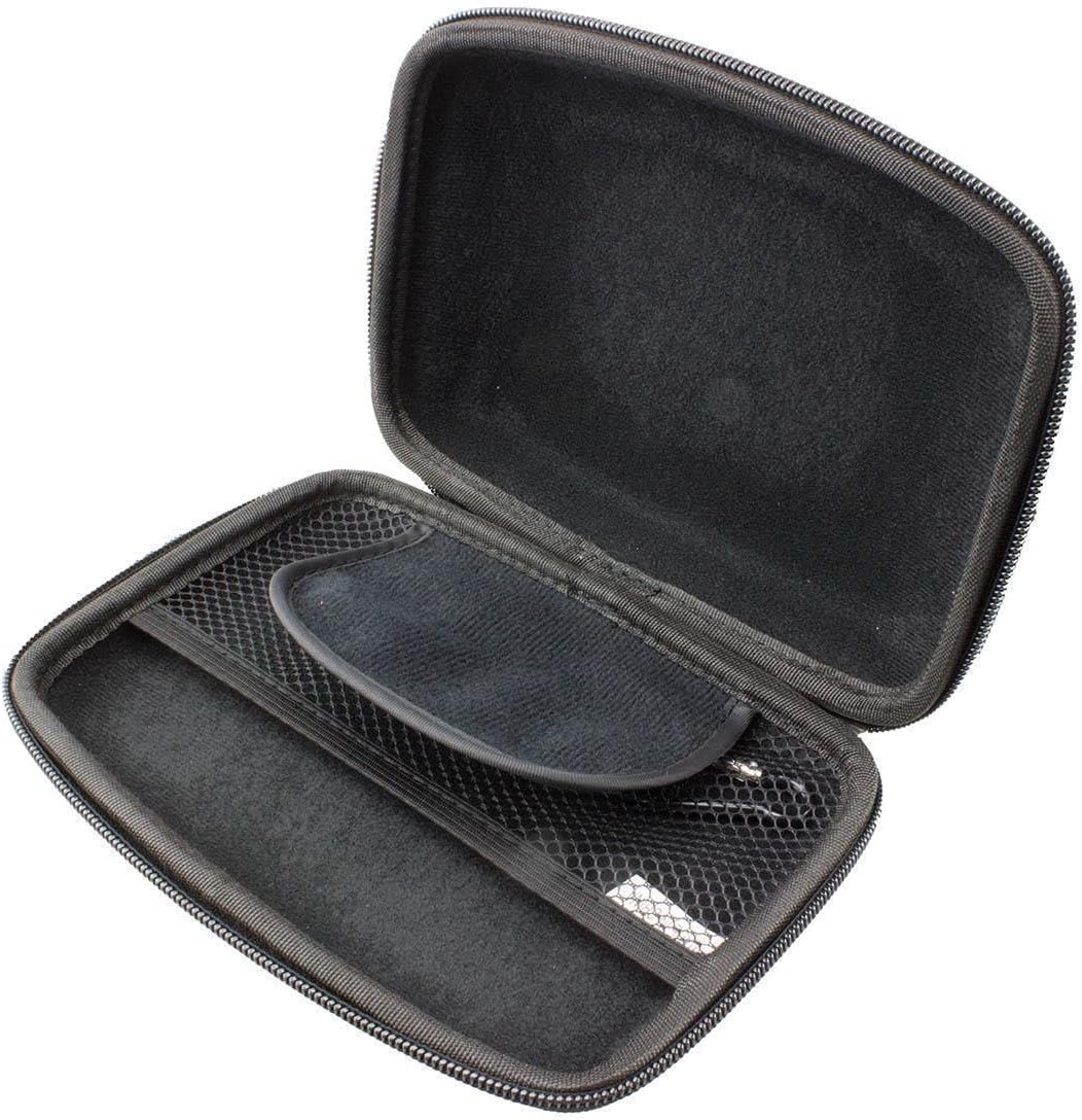 GPS-Tasche für Tomtom GO Expert 6 – Hardcase mit Gummizug & Zubehörfach – stossfest & ideal für unte